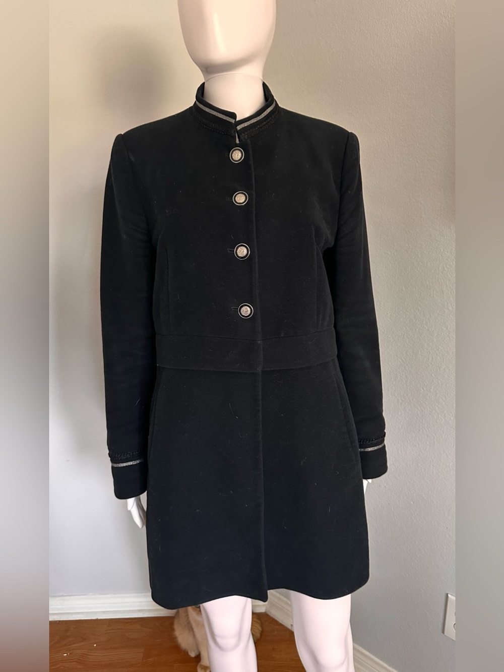 Zara Black Women's Longline Jacket - Classic Tailored Coat